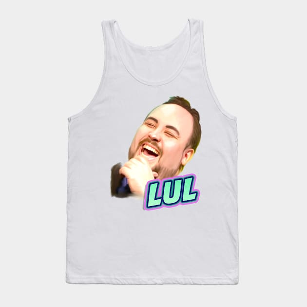 twitch emote LUL HD redesigned TotalBiscuit - Cynical Brit Tank Top by therustyart